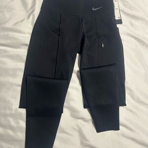🔥Nike Universa Women’s High-Waisted Leggings No Front Seam Black XXS (00) New🔥